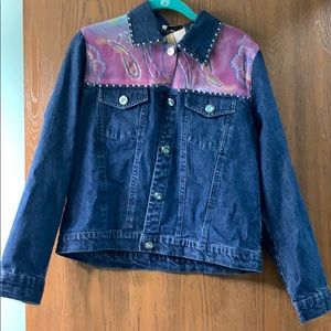Carrie Allen bedazzled Denim jacket
